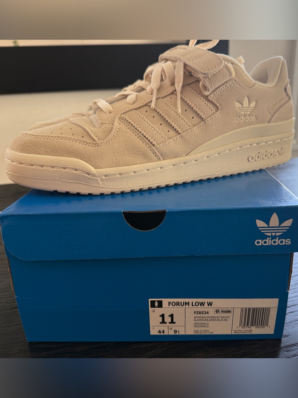adidas Forum Low Women's Sneakers in Sand Suede